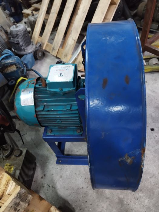 Аспирация тип охлюв, вентилатор