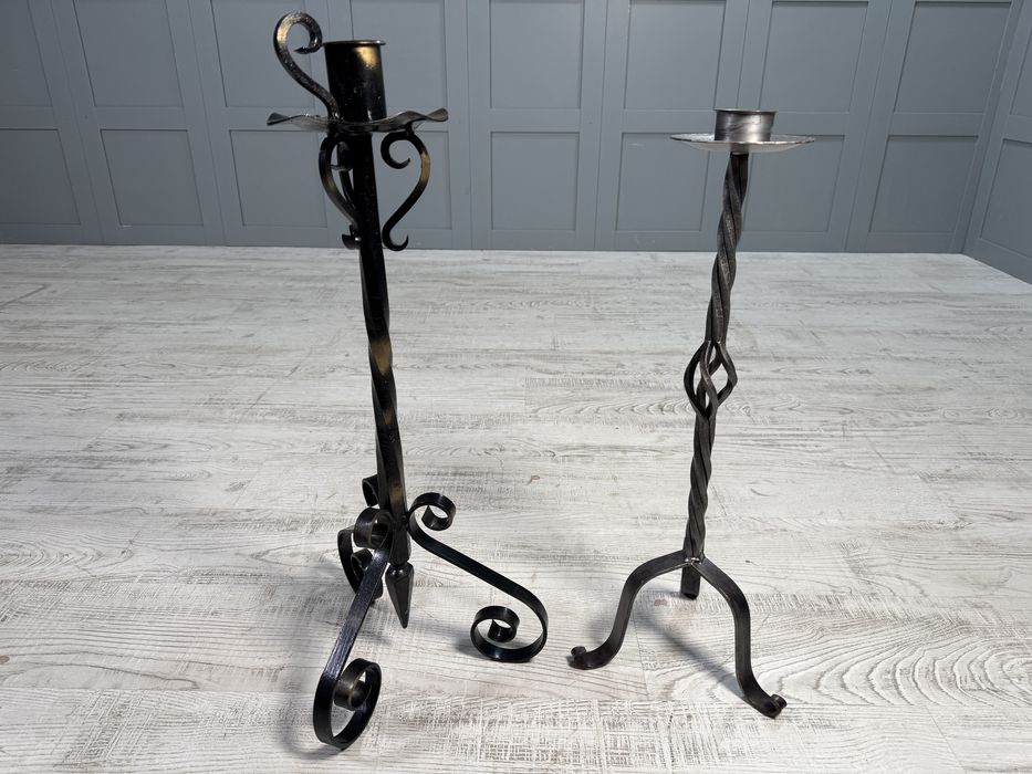 Свещници за под ковано желязо Р350