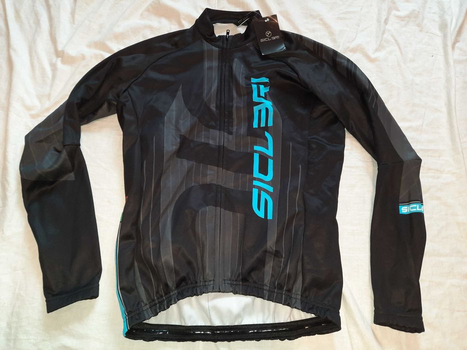 Set nou Bluza pantaloni ciclism iarna Sicleri marimea S M L  membrana