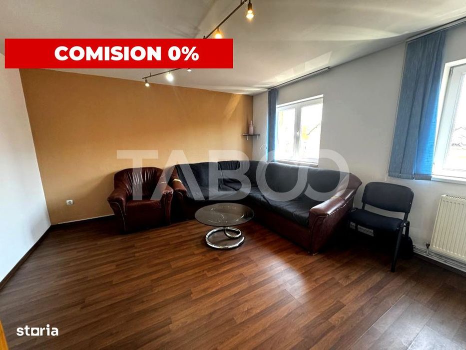 COMISION 0 - Apartament decomandat 4 camere 90 mpu Vasile Aaron Sibiu — fotografia 1