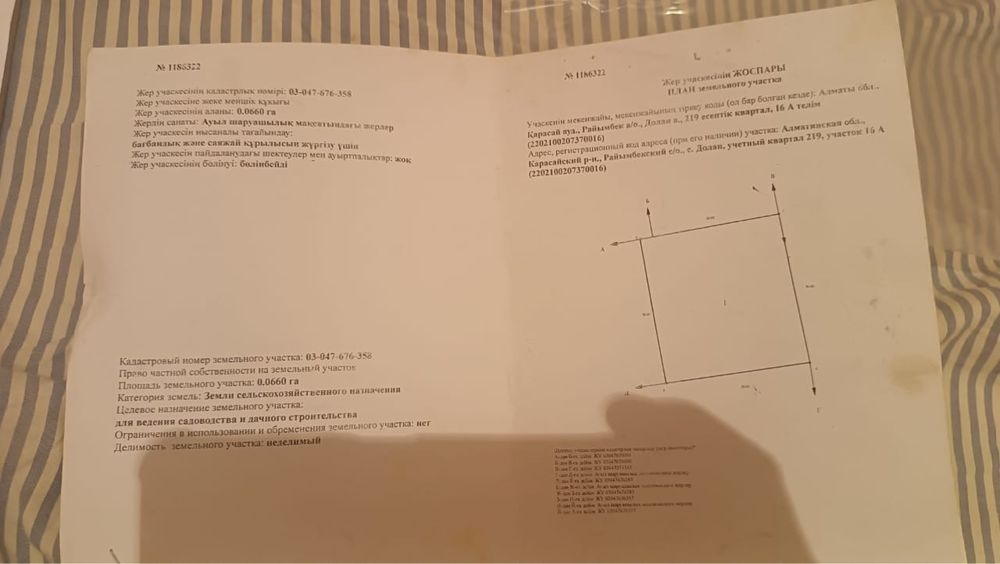 Продается участок 6.6 соток