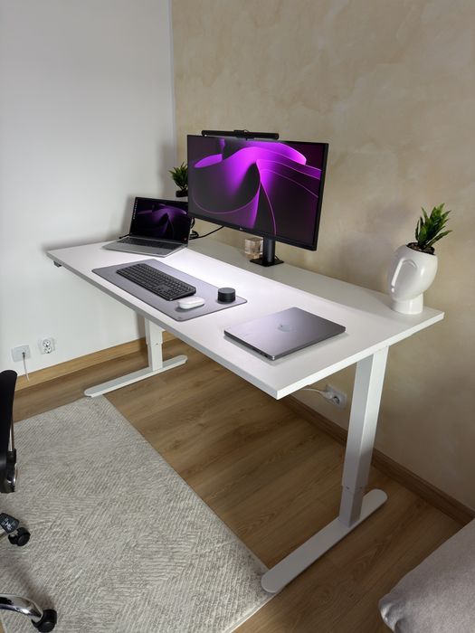 Birou reglabil electric 80x160cm