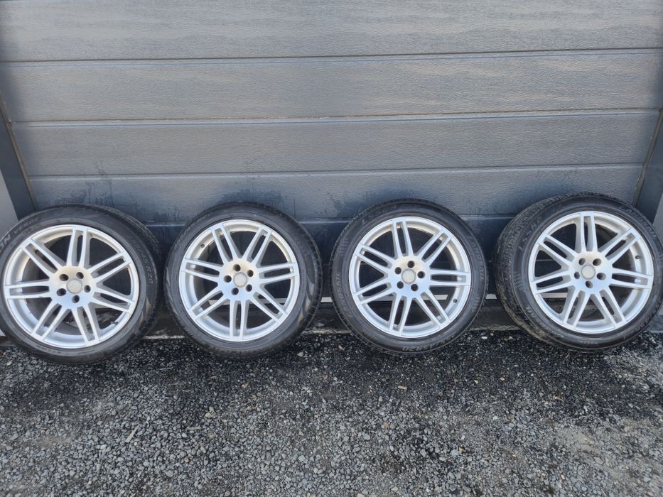 Jante Audi 5x112 pe 20 cu anvelope 255/45 R20 dot 2024