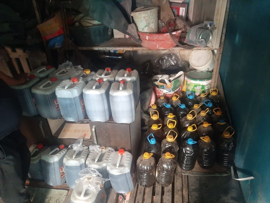 Отходные фритурная масло.