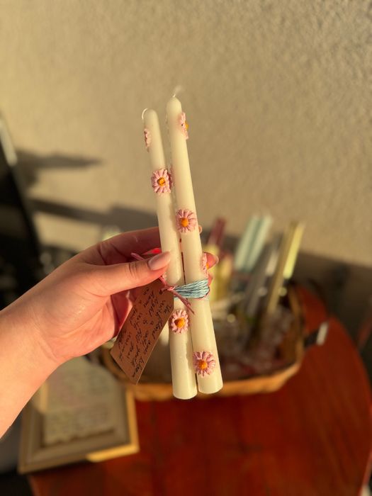Cadou de nunta pentru miri Set 24 lumanari cu mesaje