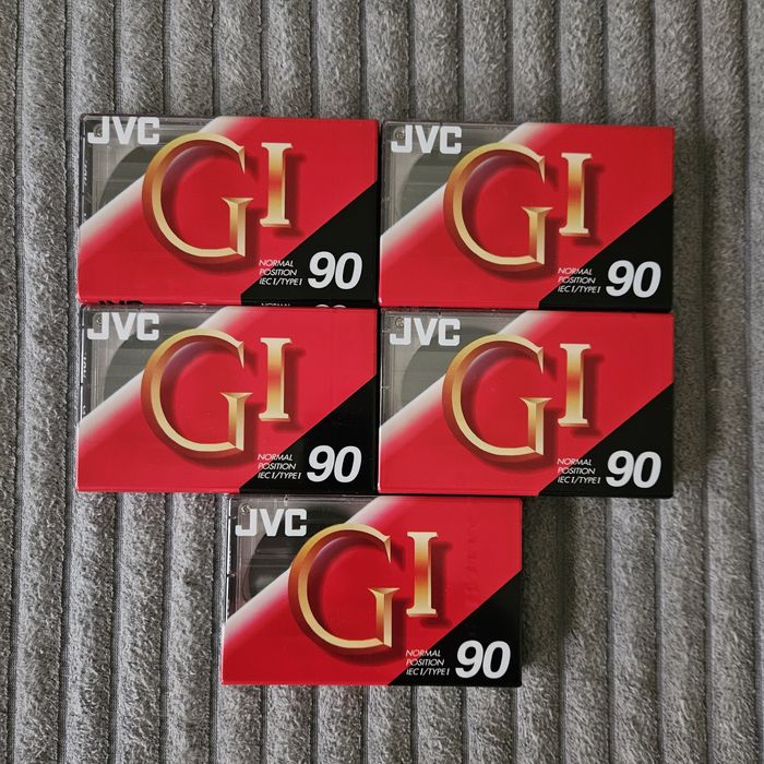 5 Casete Audio JVC  GI 90