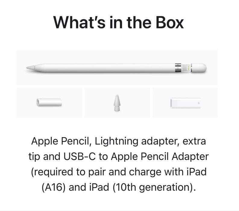 Apple Pencil 1st generation