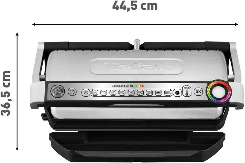 Нов Грил Електрическа Скара Tefal OPTIGRILL+ XL GC722D16, 2000 W, 2 години Гаранция