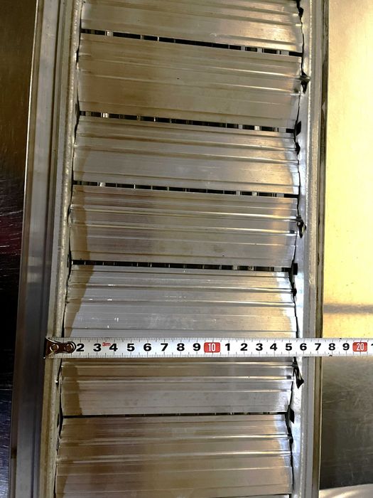 Алуминиеви решетки 233 мм х 1057 мм за кръгъл въздуховод