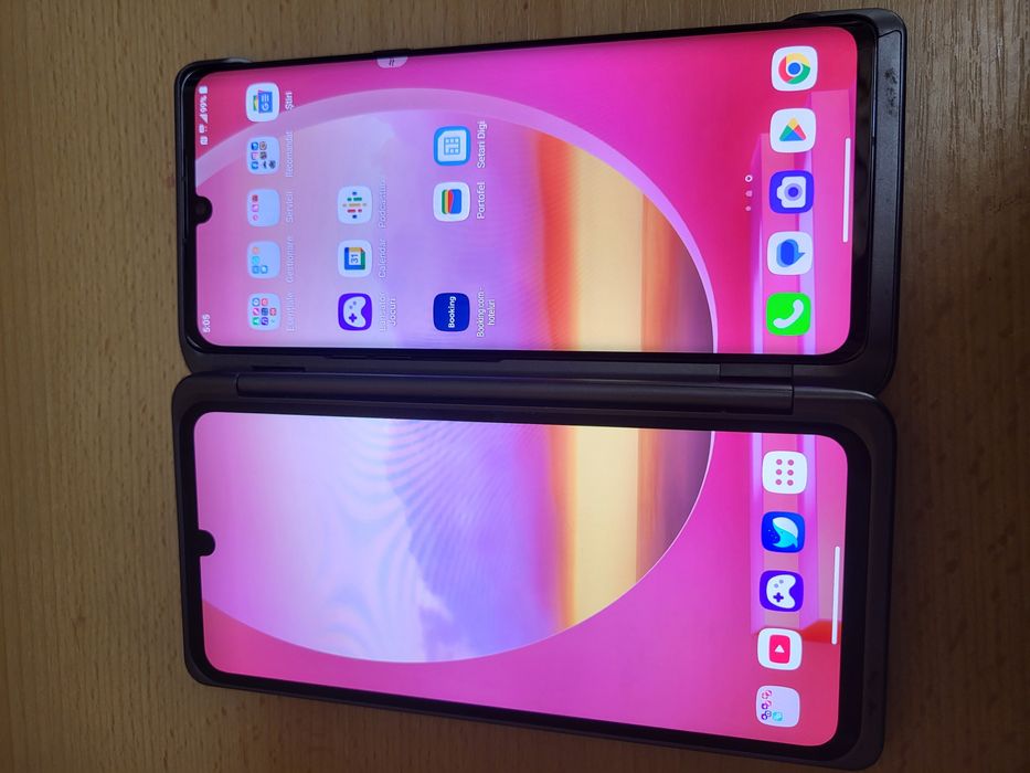 Telefon lg velvet 5 g dual screen 128 giga