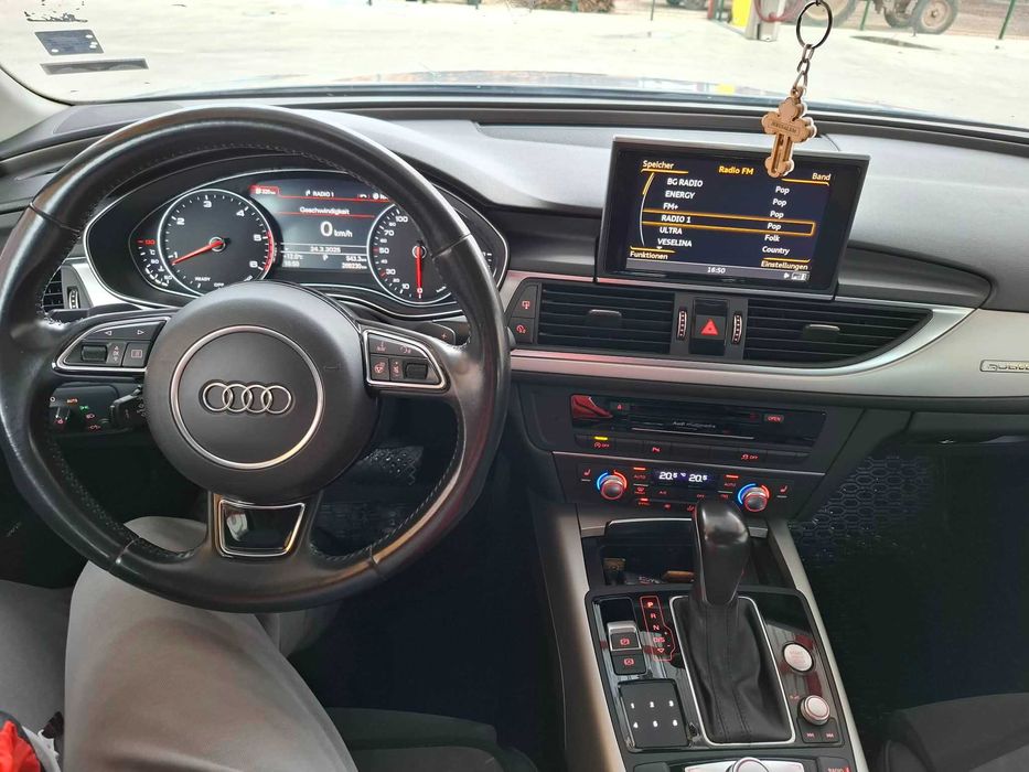 Audi A6, C7 2016 Алкантара