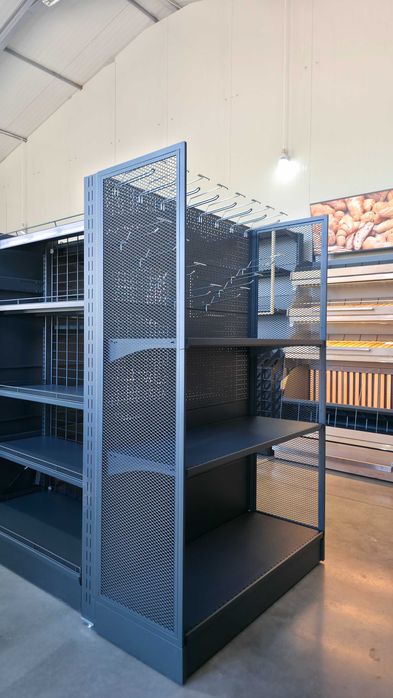 SHOWROOM CRAIOVA Rafturi magazin , Rafturi paine , fructe si legume , panificatie