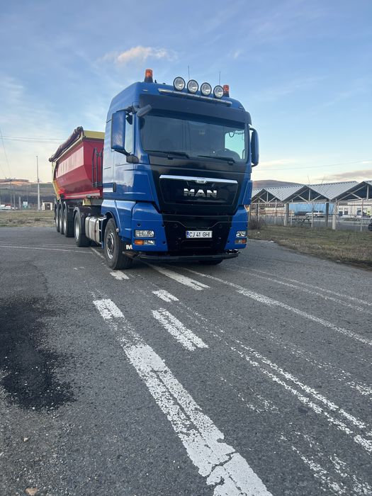 MAN TGX 18.540 4x4 an 2013 Hidro Semiremorca basculabila Kassbohrer
