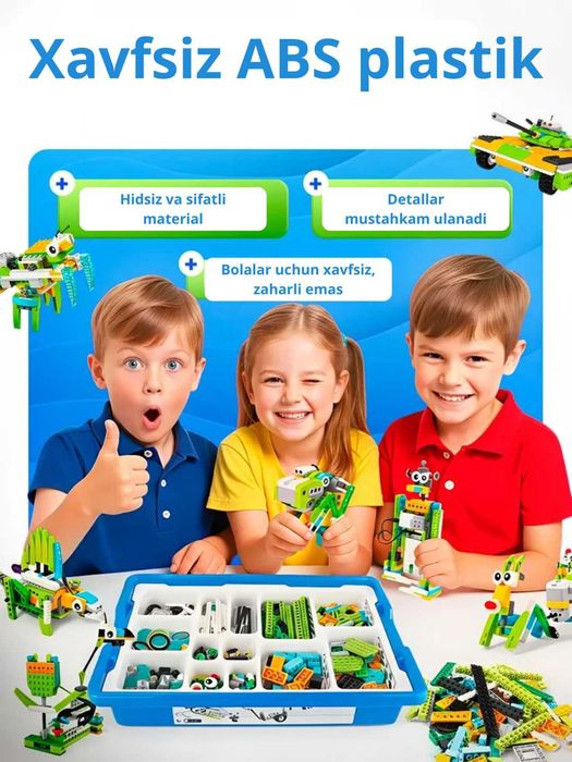 WeDo 2.0, Robototexnika, LEGO,  Stem oʻyinchoq
