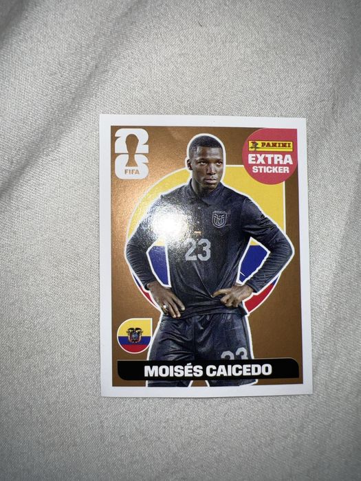 vand extra sticker world cup 2026 bronze moises caicedo