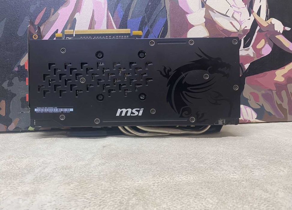 Видеокарта RX 580 8gb MSI gaming