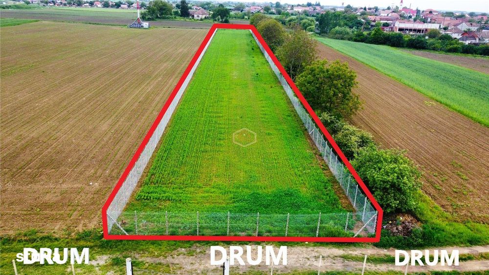 Teren 3.600 m² in Odoreu | 7 km de Satu Mare | 160 m de Principala