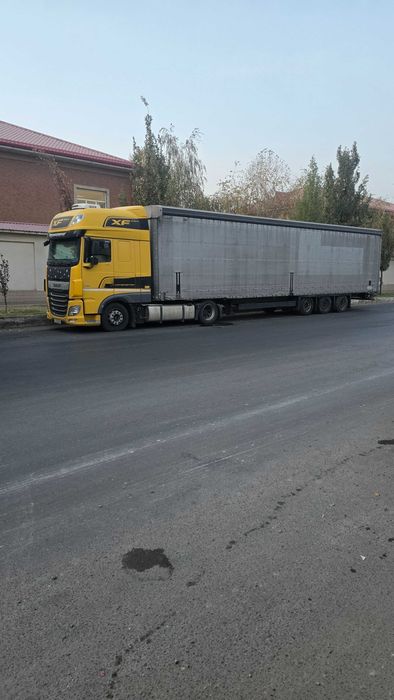 Комплект Тягач DAF 480 (EURO 6) с прицепом SCHMITZ Mega 105m3  FULL