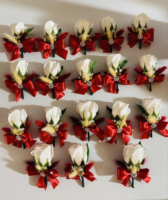 Set de nunta din trandafiri de sapun