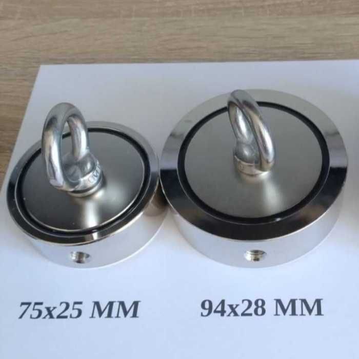 Двустранни неодимови магнити N52. Магнитен риболов и търсене на желязо