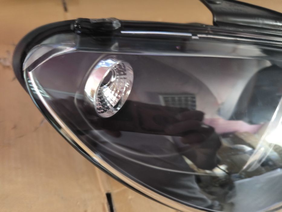 Фарове Пежо 206 Лед Тунинг нови тъмни Peugeot 206 Led angle eyes Черни