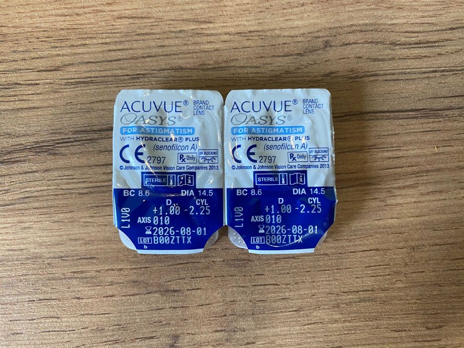 Линзы ACUVUE OASYS for astigmatism