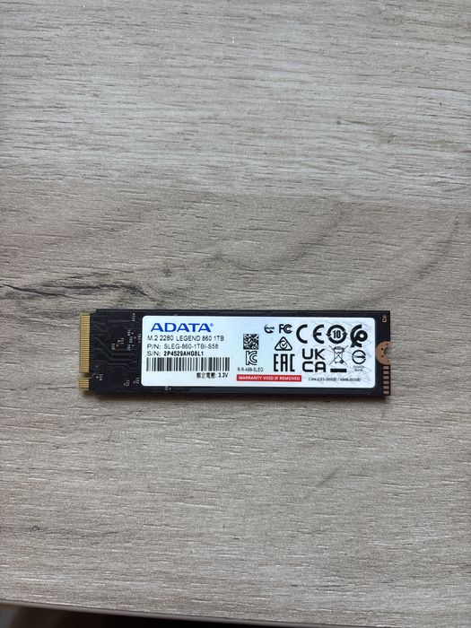 SSD ADATA Legend 860 1TB M.2 NVMe PCIe 4.0 x4