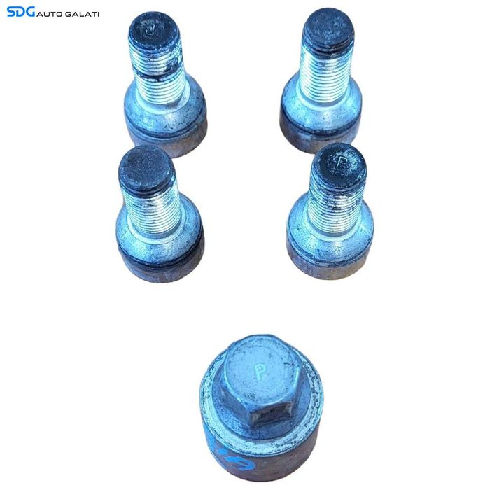 Set Prezoane cu Cheie Antifurt Roti Jante Volkswagen Skoda Audi Seat 1998 - 2015 [L8859]