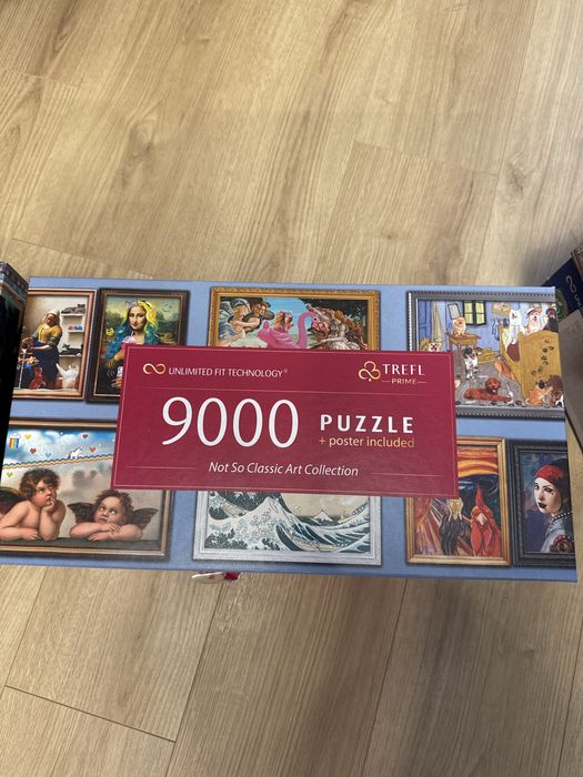 Puzzle trefle prime 9000 de piese 3 modele Disney pisici si arta