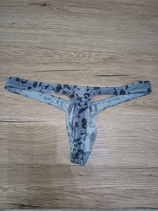 Секси леопардов принт Т-образен прашки с ниска талия