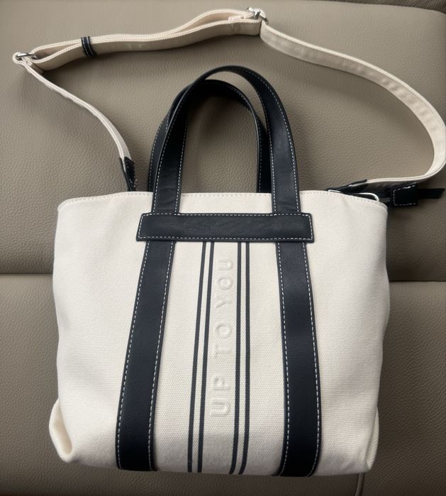Ленена чанта Zara