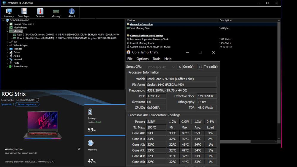 Laptop ASUS Gaming 17.3'' ROG Strix G G731GT (variante/negociabil)