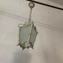 Aplica tavan alba din bronz