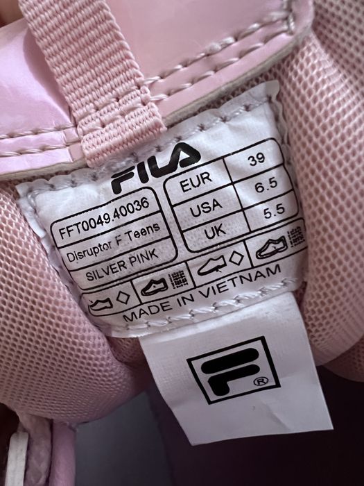 Маратонки розови Fila disruptor