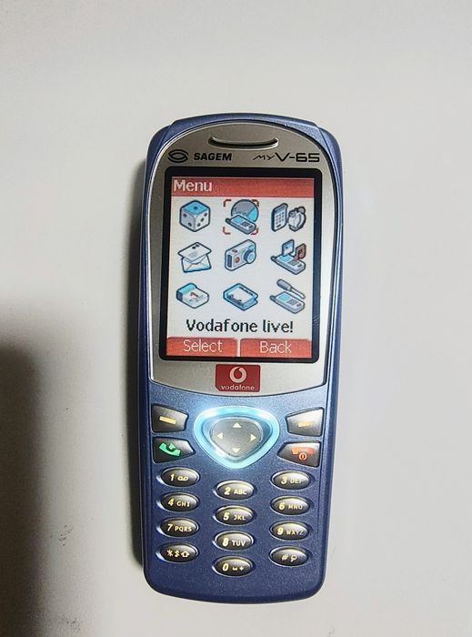 Sagem My-V 65 Aqua Blue ( decodat, aproape impecabil)