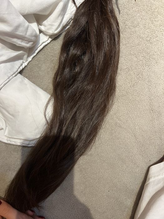 Индийска чуплива коса (естествен екстеншън)