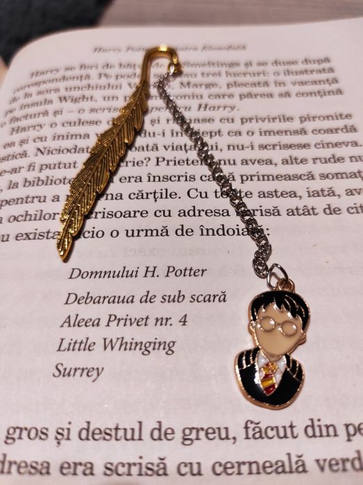 Semn de carte hedwig din Harry Potter - cadou cititori cadou fan harry