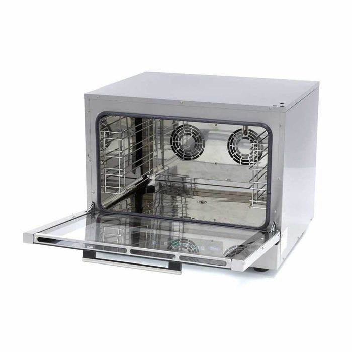 Конвектомат 4 x 1/1 GN, LCD дисплеи за влажност, температура и време