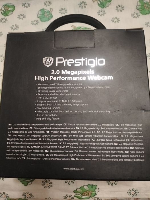 Новая веб-камера Prestigio PWC2