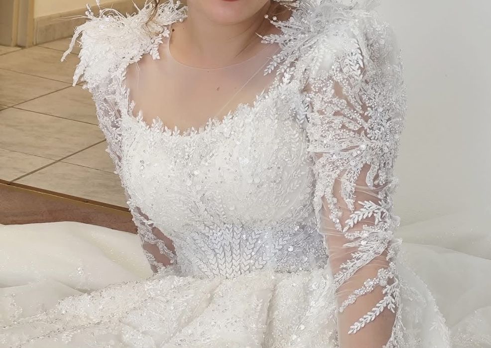 Rochie de mireasă stil arabesc, de poveste
