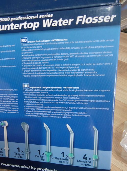 Irigator oral 4 persoane NOU dus bucal garantie 1 an