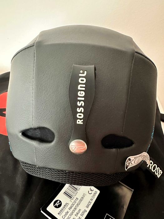 НОВА каска за ски / сноуборд Rossignol Toxic Fashion черна/тюркоазена