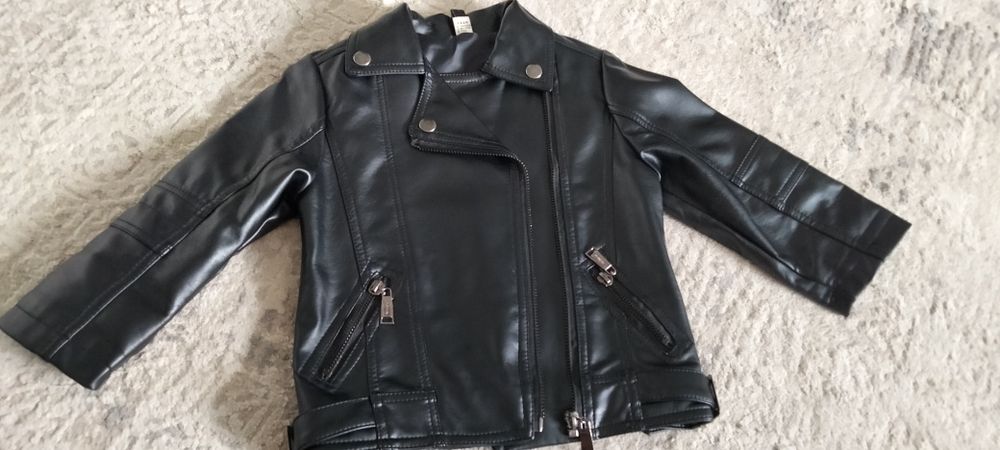 Детская кожаная куртка