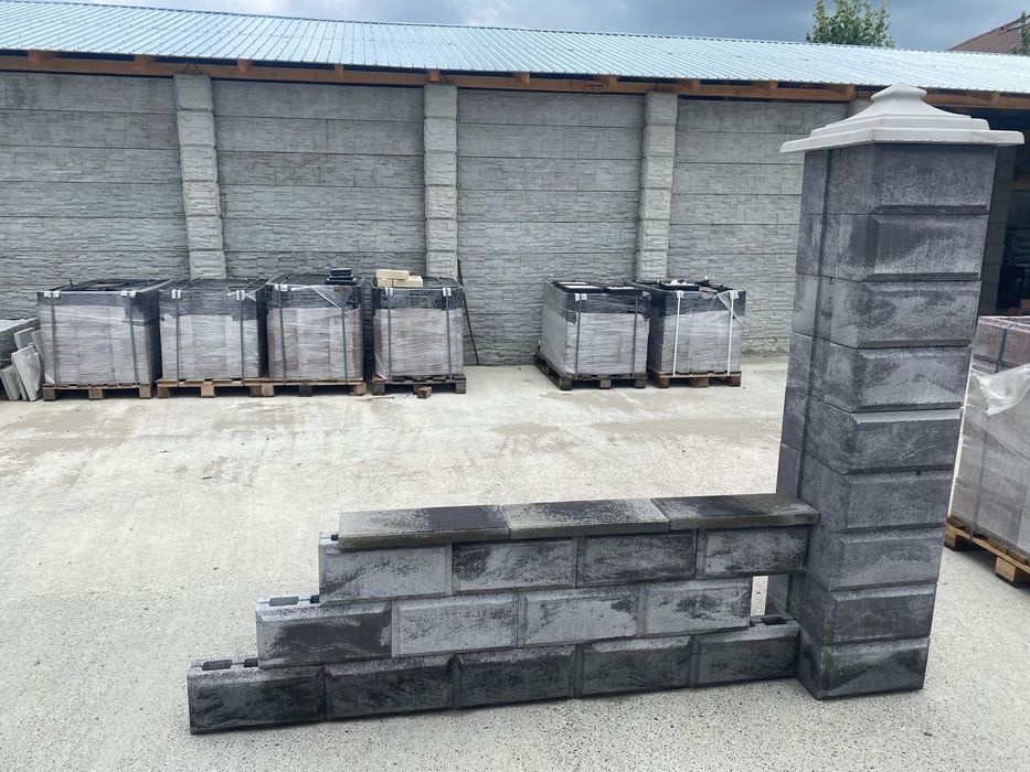 Gard/Bolțari gard/Capace/Gard modular/Elemente gard/Gard prefabricat