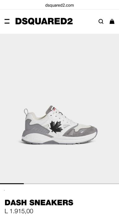 >- CEL MAI BUN PREȚ -< Sneakers - adidași - pantofi sport bărbați Dsquared2 Dash Runner D2 dsq model vara 2026