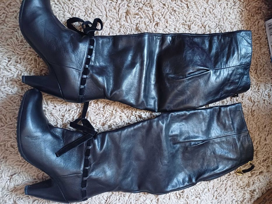 Botine piele , mar 35