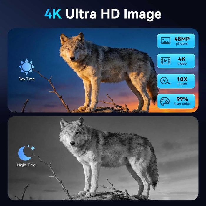 Цифровой инфракрасный бинокль с ночным видением 4K BMDSAE