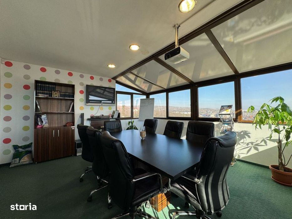 Apartament 4 camere, ultrafinisat, mobilat pentru birou, panorama unic