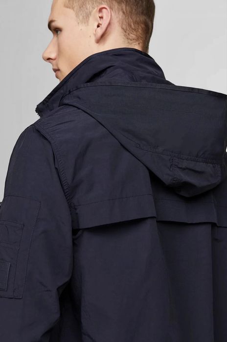 Преходно яке/ветровка Tommy Hilfiger Cotton Mix Stand Collar Jacket
