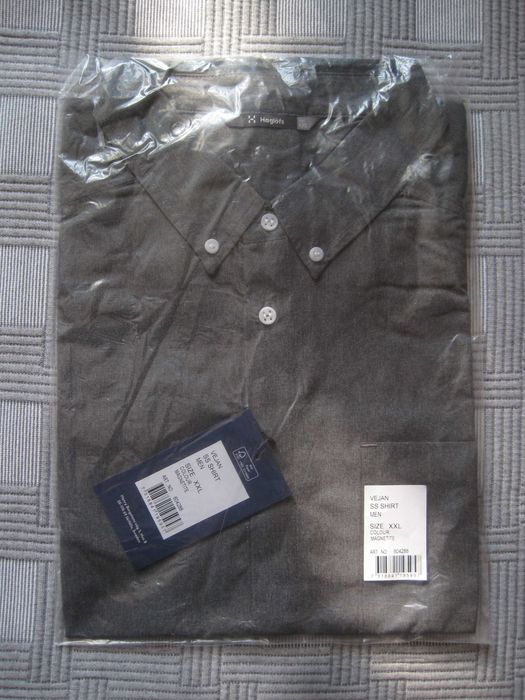 Cămașă Haglöfs Vejan, mânecă scurtă, nouă, mărimea XXL